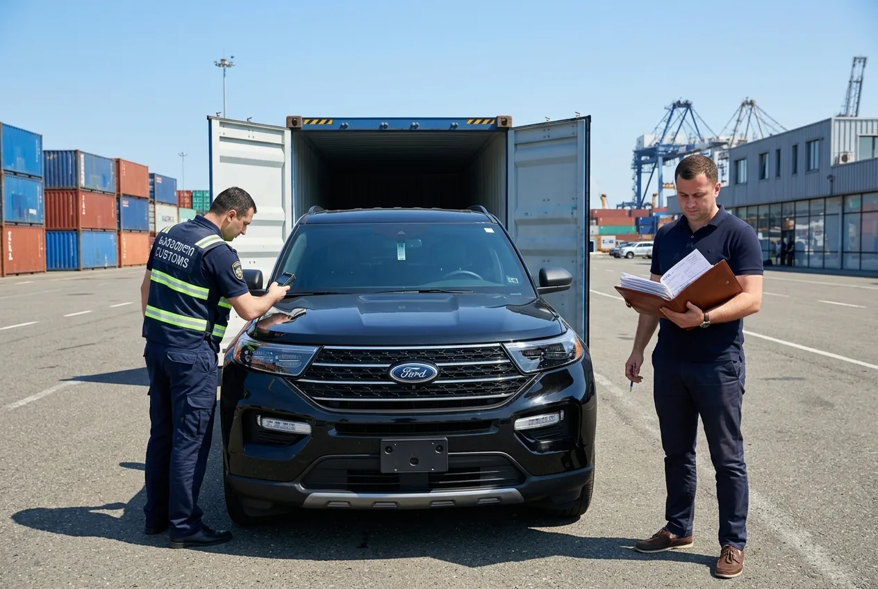 US car import customs clearance in Georgia: excise, VAT and a full breakdown