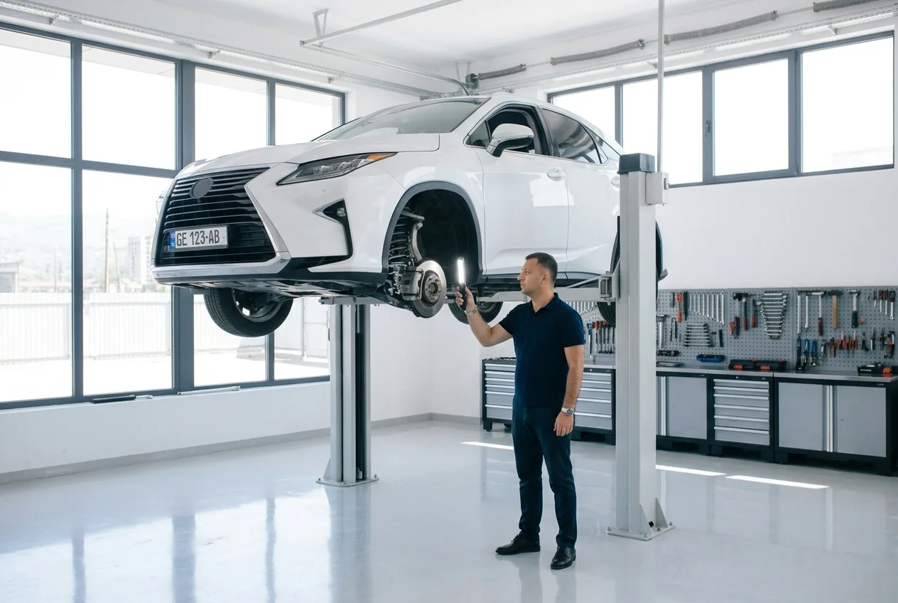 Chassis and test drive
